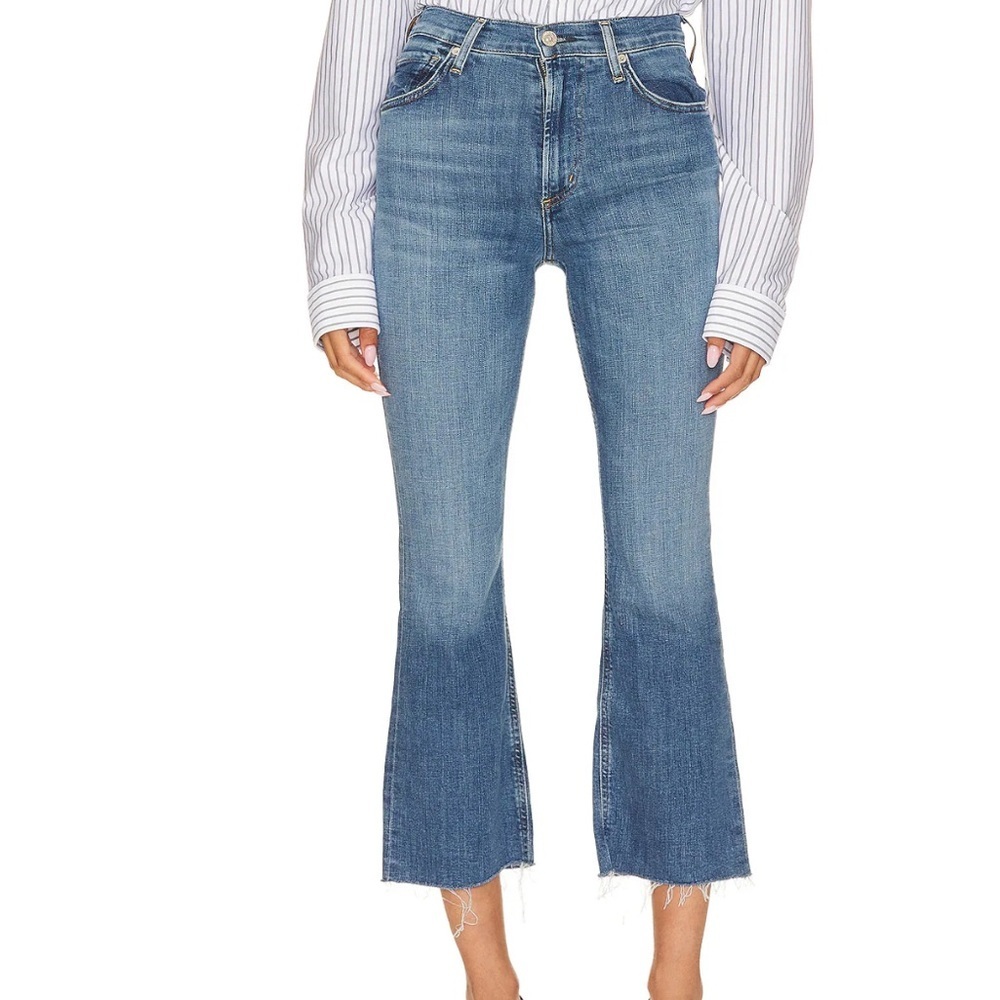 Citizens of Humanity | Isola Mid Rise Cropped Boot Jeans | Sz 25 - Picture 1 of 11
